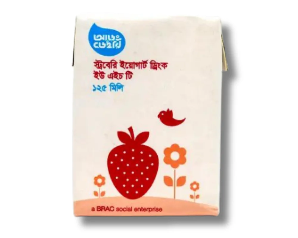 Aarong Dairy Strawberry Yogurt Drink UHT – 125ml​